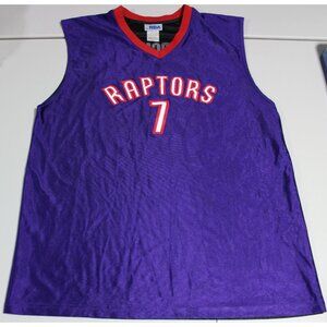 NBA Vintage Toronto Raptors Andreas Bargnani #7 Jersey Adult XL Black Purple
